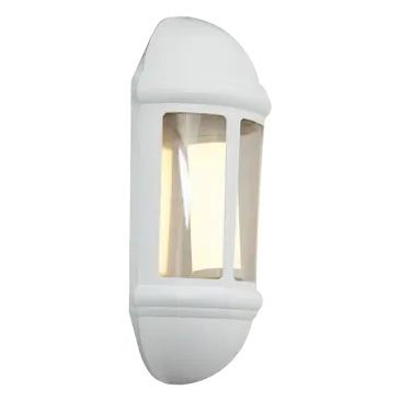 Ansell Latina 8w LED 3000K Half Lantern White | ALHLLED/WH