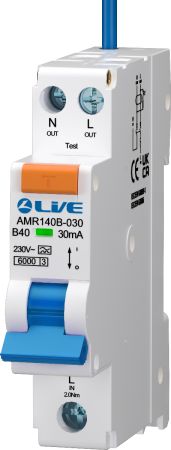 Live Electrical AMR116B-030 Type A Single Module 16 Amps B Curve 30mA RCBO