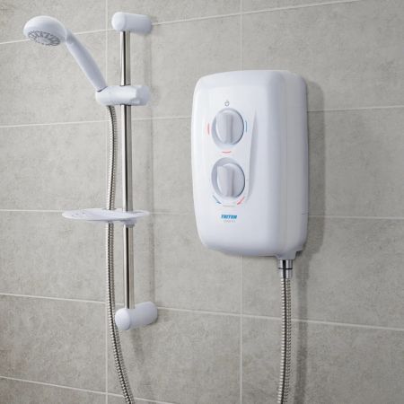 Triton Showers Avena 9.5kW Electric Shower White | SPAVENA9