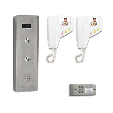 Bell System Bellissimo 2 Way Anti-Vandal Surface Colour Video Entry Kit | BS2/VRS