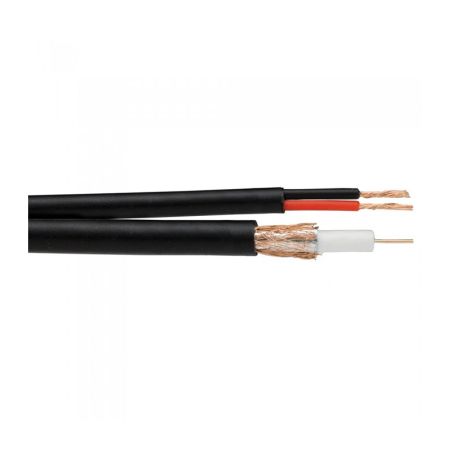 Securi-Flex CCTV Shotgun Cable RG59 + 2 Black 250m | SFX/59+2C-05-PVC-BLK-250