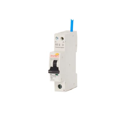 Contactum CCPBR0640AB 40A Single Pole 1 Module B Curve 6kA 30mA Type A RCBO