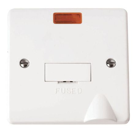 Click Mode 13a Unswitched Fused Connection Unit With Neon & Flex Outlet CMA053