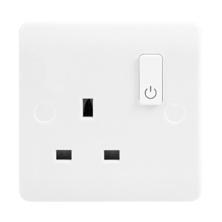 Click Smart Plus Mode 13A 1 Gang Zigbee Smart Switched Socket Outlet | CMA30035