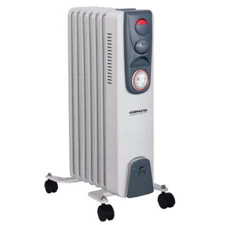 AirMaster CR15T Oil Filled Radiator 1500W with Timer & Thermostat