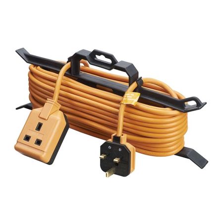 Masterplug 15M Single Socket Garden Extension Lead with Cable Tidy | CT1513