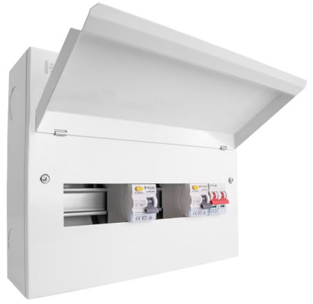 Click Elucian 14 Way Dual RCD Split Load Consumer Unit | CUEB14MSRCD8
