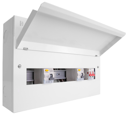 Click Elucian 18 Way Dual RCD Split Load Consumer Unit | CUEB18MSRCD12