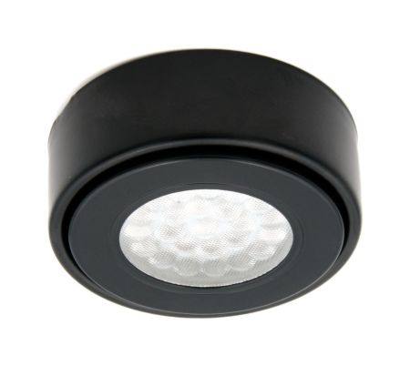 Forum Laghetto Matt Black Mains Under Cabinet Light 4000k | CUL-21625-1-BLK