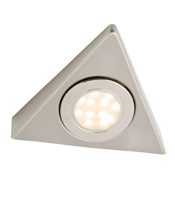 Forum Culina Farho LED CCT Triangle Under Cabinet Light Satin Nickel | CUL-35861