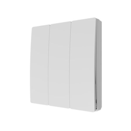 Culina Konect 3 Gang Kinetic Push Switch Matt White Ip42 Cul-40035