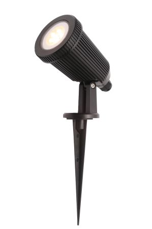 Forum Coast Wells Ground Spike Light Black IP65 | CZ-31806-BLK