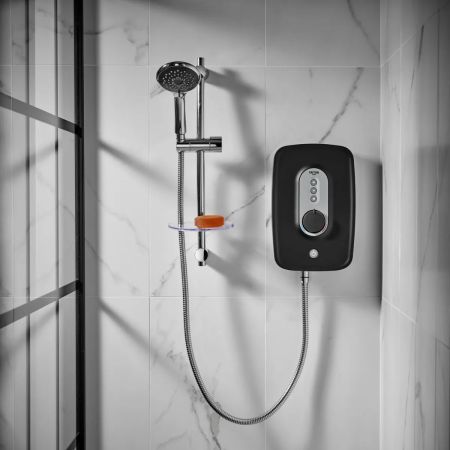Triton Showers Danzi 8.5kW Electric Shower Black| ARDANZ08BLK