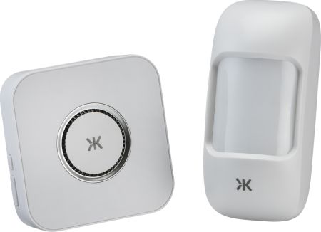 Knightsbridge Wireless Dual Receiver Plug-In Doorbell White | DC015