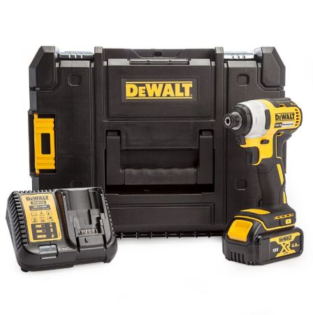 DeWalt 18v 4.0Ah Li-ion XR Brushless Impact Driver Kit | DCF787M1T