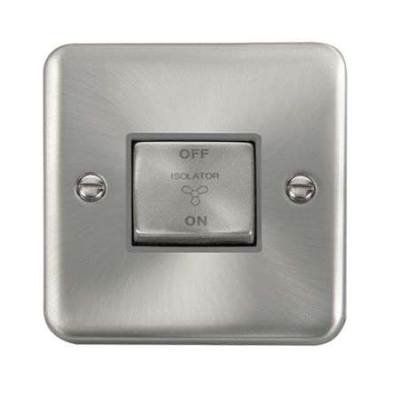 Click Deco Plus Satin Chrome Fan Isolator Switch | DPSC520GY