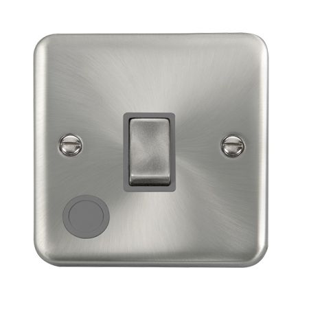 Click Deco Plus Satin Chrome 20A DP Switch Flex Outlet | DPSC522GY
