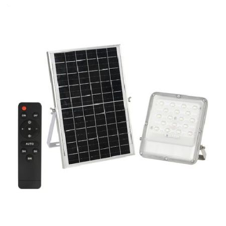 Ener-J 300w LED IP65 Floodlight with Solar Panel Remote Control | E193