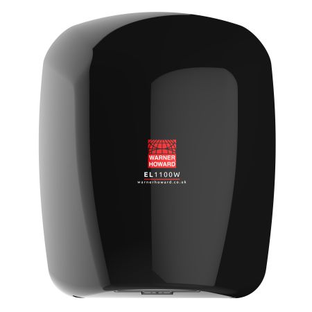 Warner Howard EL1100B High Speed Low Energy Hand Dryer Black