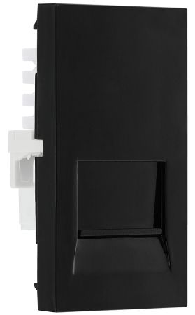 BG EMBTSIB Black 1 Module Euro Module IDC Secondary Telephone Socket
