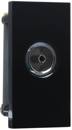 BG EMNSITVB Black 1 Module Euro Module Unscreened Isolated Coaxial TV Outlet