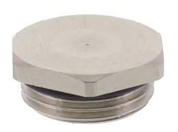 Wiska EMVSS-ORD 40 Hexagonal M40 Brass Nickel-Plated Stop End | 10102193