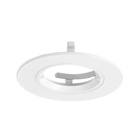 Aurora EFD PRO 90mm Fixed Aluminium Downlight Bezel Matt White | EN-BZ91MW