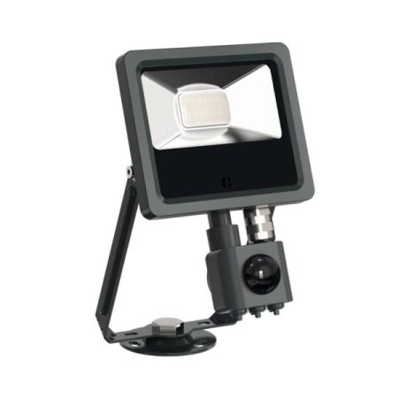 Collingwood CCT Outdoor LED Floodlight with PIR Sensor 10W IP65 Anthracite | FL01APCS