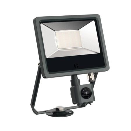 Collingwood CCT Outdoor LED Floodlight with PIR Sensor 20W IP65 Anthracite | FL02APCS