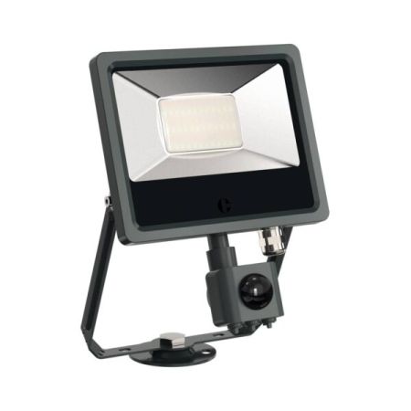 Collingwood CCT Outdoor LED Floodlight with PIR Sensor 30W IP65 Anthracite | FL03APCS