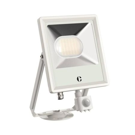 Collingwood CCT Outdoor LED Floodlight with PIR Sensor 50W IP65 White | FL05WPCS