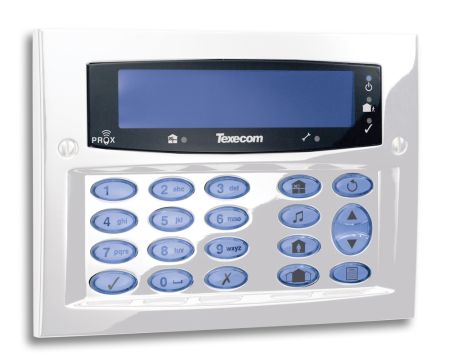 Texecom Premier Elite SMK Diamond White Keypad DBD-0171