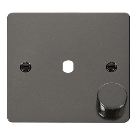 Click Define Black Nickel 1 Gang Empty Dimmer Plate | FPBN140PL