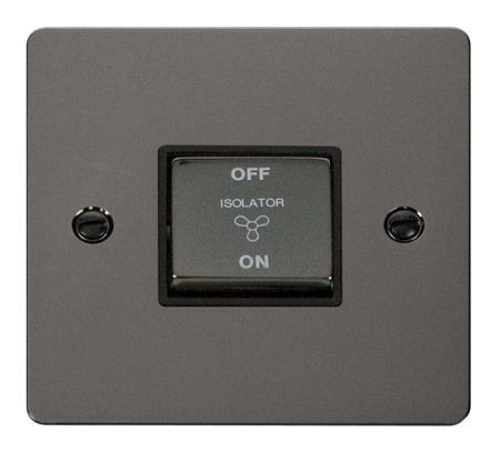 Click Define Black Nickel 3 Pole Fan Isolator Switch | FPBN520BK