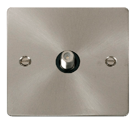 Click Define Brushed Steel Non-Isolated Satellite Point FPBS156BK