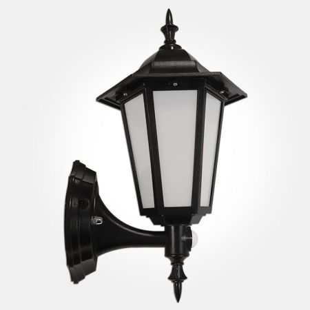 Eterna Lighting 7w LED Polycarbonate Full Lantern Black | VECOFBK