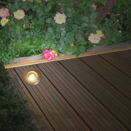 Eterna Lighting IP68 GU10 Deck Light Stainless Steel Bezel | GDL50SS