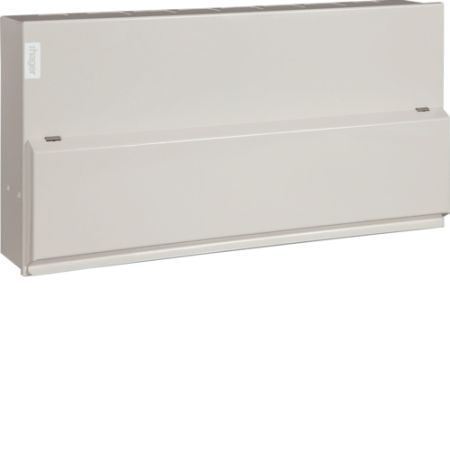 Hager Design 10 Metal 20 Way Consumer Unit & 100A Switch Incomer VML120