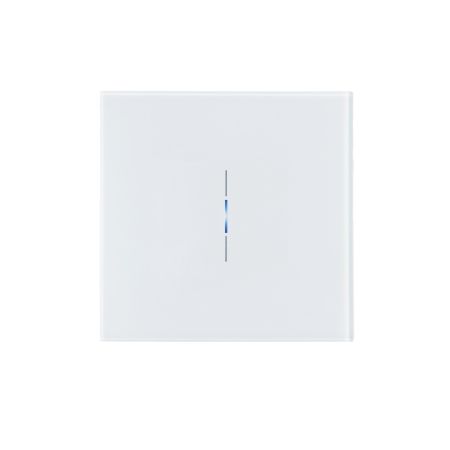 iKonects Smart Home 1-Gang Glass Fronted Smart Switch White | IKS-100002-WH
