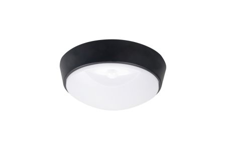 Integral LED ILBHP001 Tough Shell Compact IP65 10W LED CCT Pir Bulkhead White & Black Trim