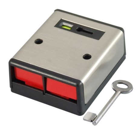 CQR Double Push Panic Button Stainless Steel | PADP2/SS/G1