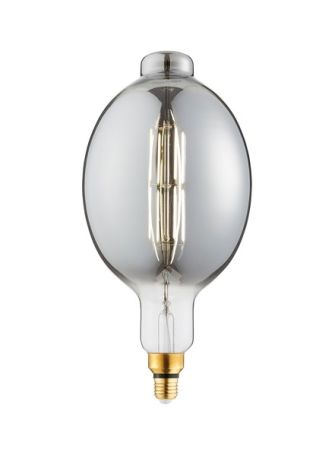 Forum Inlight INL-34030-SMK Vintage 6w LED E27 4000k Smoke Tint Blown Tube Style Filament Lamp
