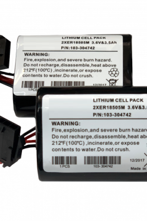 Visonic Replacement Battery for MCS-740 Bell Box (Pack Of 2) | 103-304742