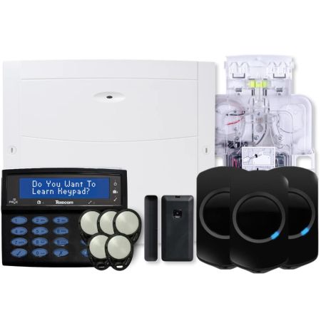 Texecom Ricochet Premier Elite 64W Wireless Alarm Kit Black Edition | KIT-1002-BLK