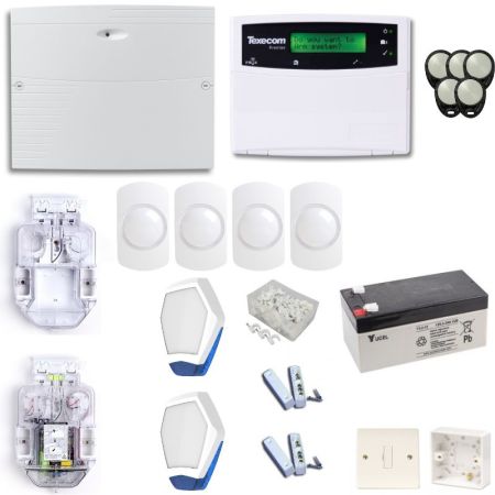 Texecom Premier Elite Burglar Alarm System With DBC-0001 Keypad | KIT10-DBC0001