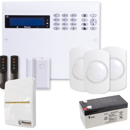Texecom Ricochet 64W-LIVE Wireless Alarm Kit & SmartCom | KIT-1003-WIFI