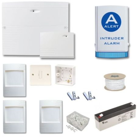 Texecom Veritas VR8 Burglar Alarm System With Alert Bellbox