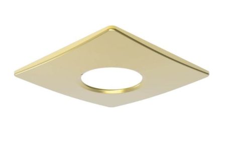 Kosnic Square Brass Magnetic bezel for Mauna Fire Rated Downlight | MAUBZ-SBAS