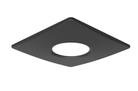 Kosnic Square Black Magnetic bezel for Mauna Fire Rated Downlight | MAUBZ-SBLK