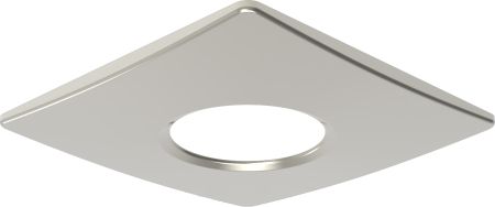 Kosnic Square Polished Chrome Magnetic bezel for Mauna Fire Rated Downlight | MAUBZ-SCHM